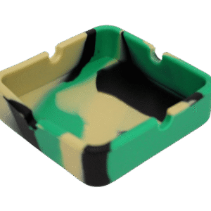 3.2" Square Silicone Ashtray Assorted Color