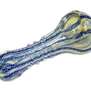 4" Inline Heavy Hand Pipe - Blue