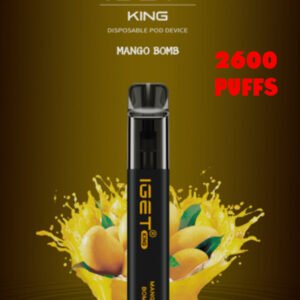 iGET KING VAPE 2600 PUFF – MANGO BOMB