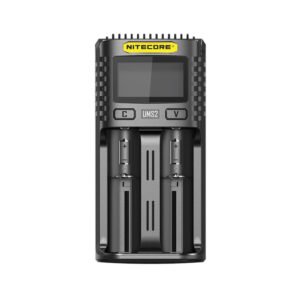 Nitecore UMS2 2-slot Quick Charger with LCD Screen