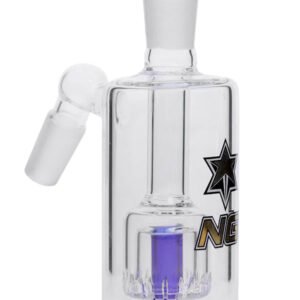 Nice Glass Double Wall 14mm Ashcatcher - Blue