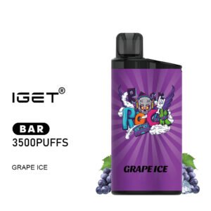 iGET BAR VAPE 3500 PUFF – GRAPE ICE