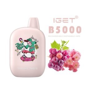 iGET B5000 VAPE 5000 PUFF – SAKURA GRAPE