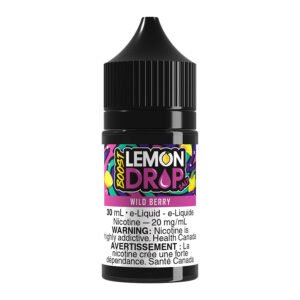 Lemon Drop Boost Salt Nic E-Liquid - Wild Berry