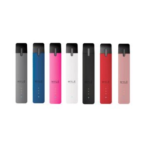 Myle All in One Pod Starter Kit 240mAh + Bonus 4 pack Empty Refillable cartdridges