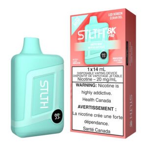 STLTH 8K Pro Disposable Vape Device - Arctic Mint
