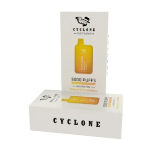 Nicotine Free Gust Super Pineapple Mango Rechargeable Disposable