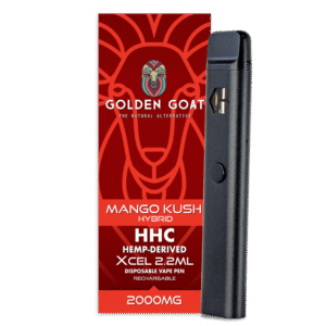 HHC Vape Device, 2000mg, Rechargeable/Disposable – Mango Kush