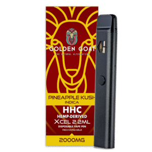 HHC Vape Device, 2000mg, Rechargeable/Disposable – Pineapple Kush