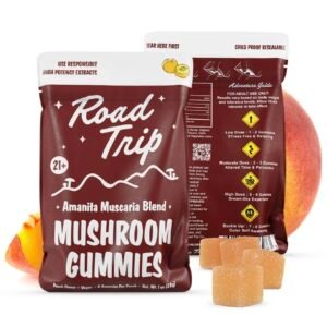AMANITA MUSCARIA MUSHROOM GUMMIES – PEACH