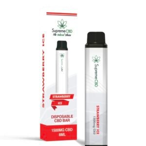 CBD Disposable Vape – Strawberry Ice (1500mg)