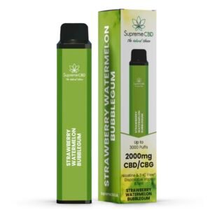 CBD Disposable Vape – Strawberry Watermelon Bubblegum (2000mg)