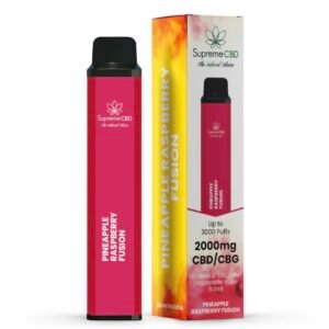 CBD Disposable Vape – Pineapple Raspberry Fusion (2000mg)