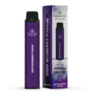 CBD Disposable Vape – Deep Blueberry Fusion (2000mg)