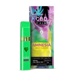 Amnesia – CBD Terpenes 1800mg Disposable Vape | CBD Calm