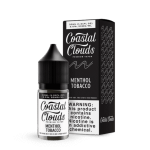 Coastal Clouds Menthol Tobacco Nic Salt Vape Juice 30ml