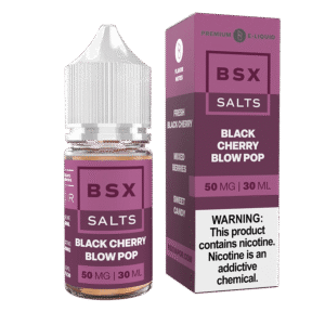 Glas BSX Black Cherry Blow Pop Nic Salt Vape Juice 30ml