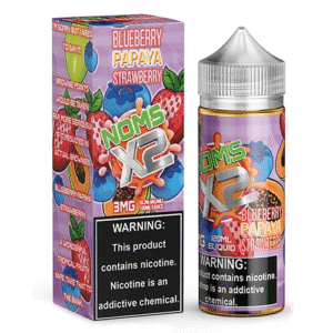 Blueberry Papaya Strawberry 120ml Vape Juice – Noms X2