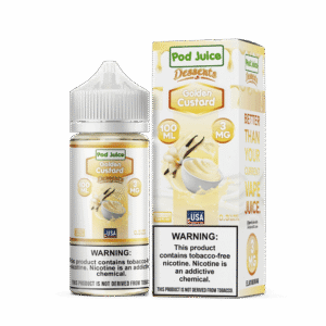 Pod Juice Desserts Golden Custard TF 100ml Vape Juice