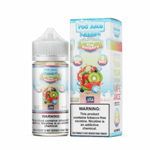 Pod Juice Freeze Strawberry Kiwi Pomberry TF 100ml Vape Juice