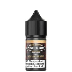 Prohibition Juice 18th Amendment 30ml Nic Salt Vape Juice
