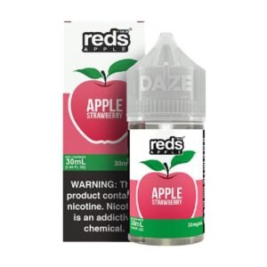 7 Daze Reds Salts Apple Strawberry Nic Salt Vape Juice 30ml
